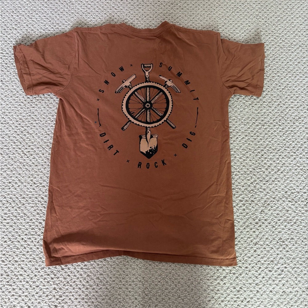 Brown Graphic T-Shirt